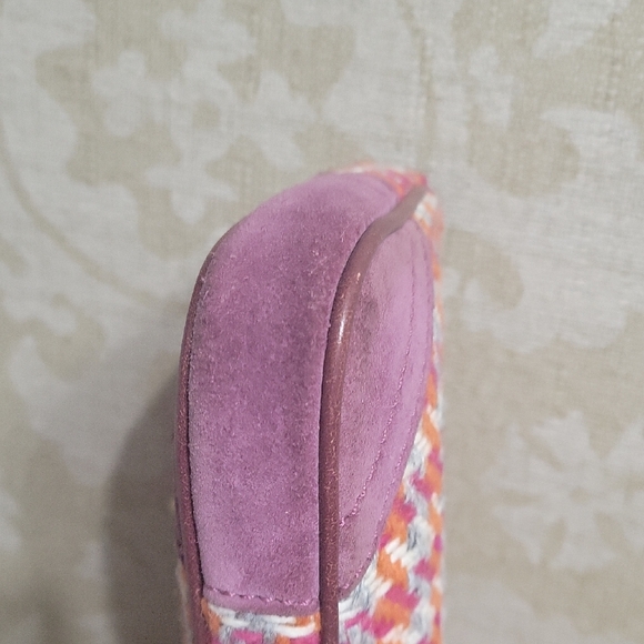 COACH NWOT TWEED WOOL SUEDE SHOULDER BAG - Picture 6 of 13